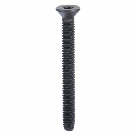 FABORY Thread Cutting Screw, F, Flat, 1/4"20, Case Hardened Steel