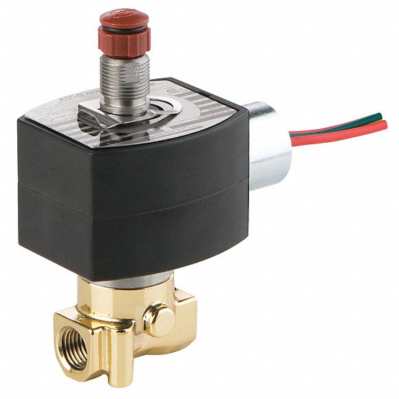 Solenoid Valve: 3-Way, Configurable, 1/4 in Pipe Size, 24V DC, Explosion Proof/Watertight