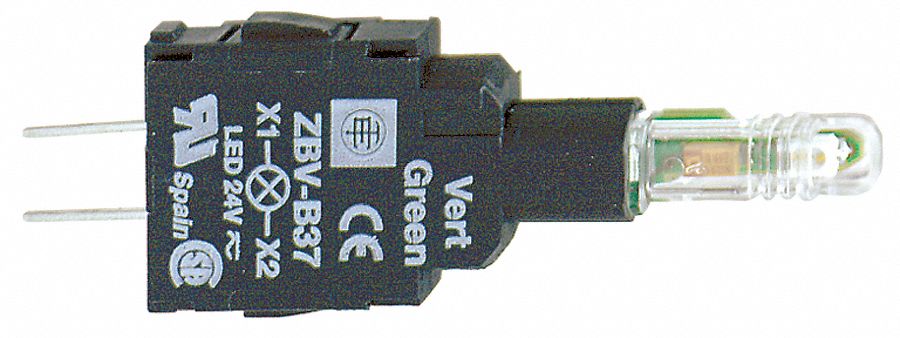 Lamp Module: 22 mm Size, Orange, LED, 24 V AC/DC Rating, No Transformer