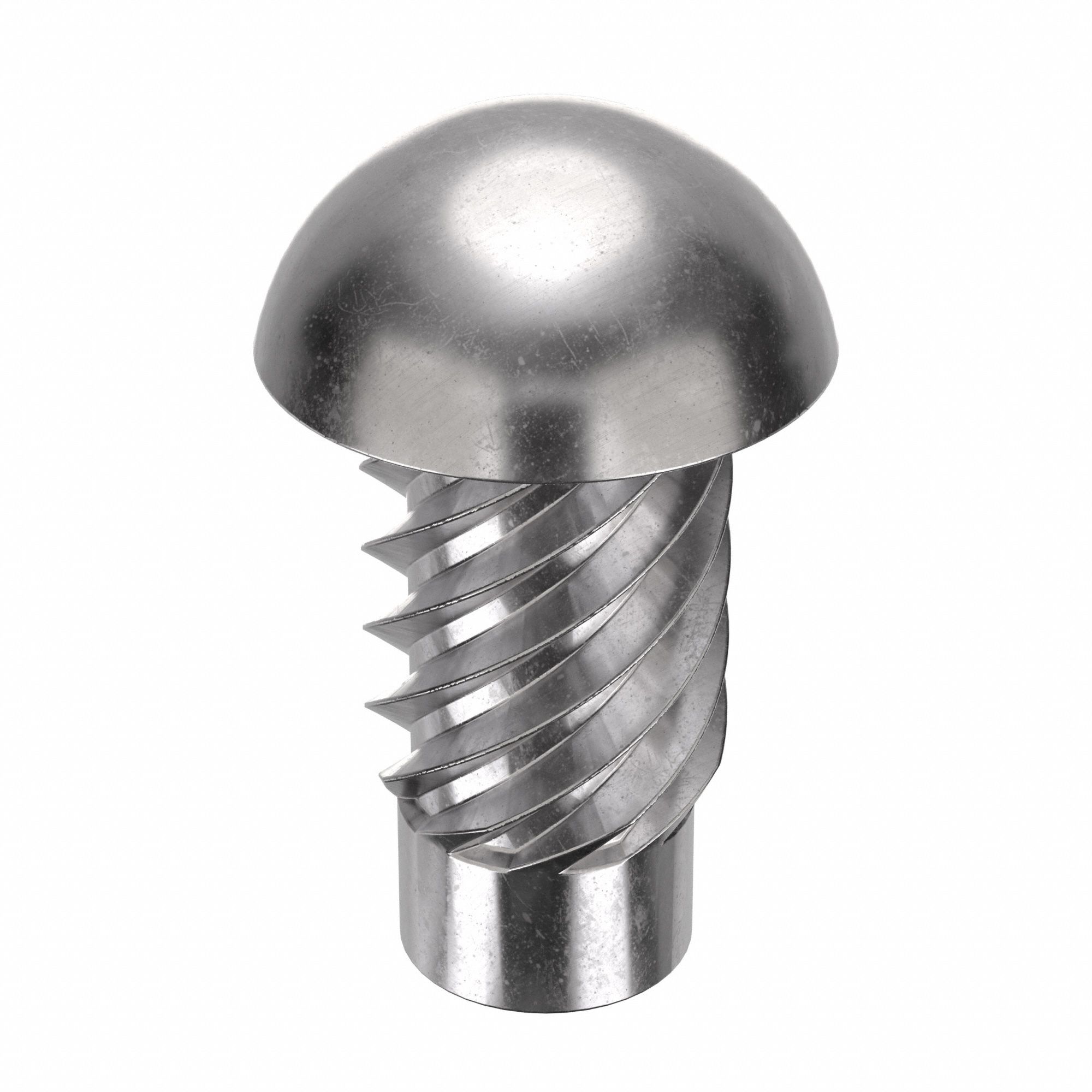 U Drive Screw: 3/16 in Lg, Knurled, 304 Stainless Steel, Plain, 0.069 in Head Ht, 0.162 in Head Wd