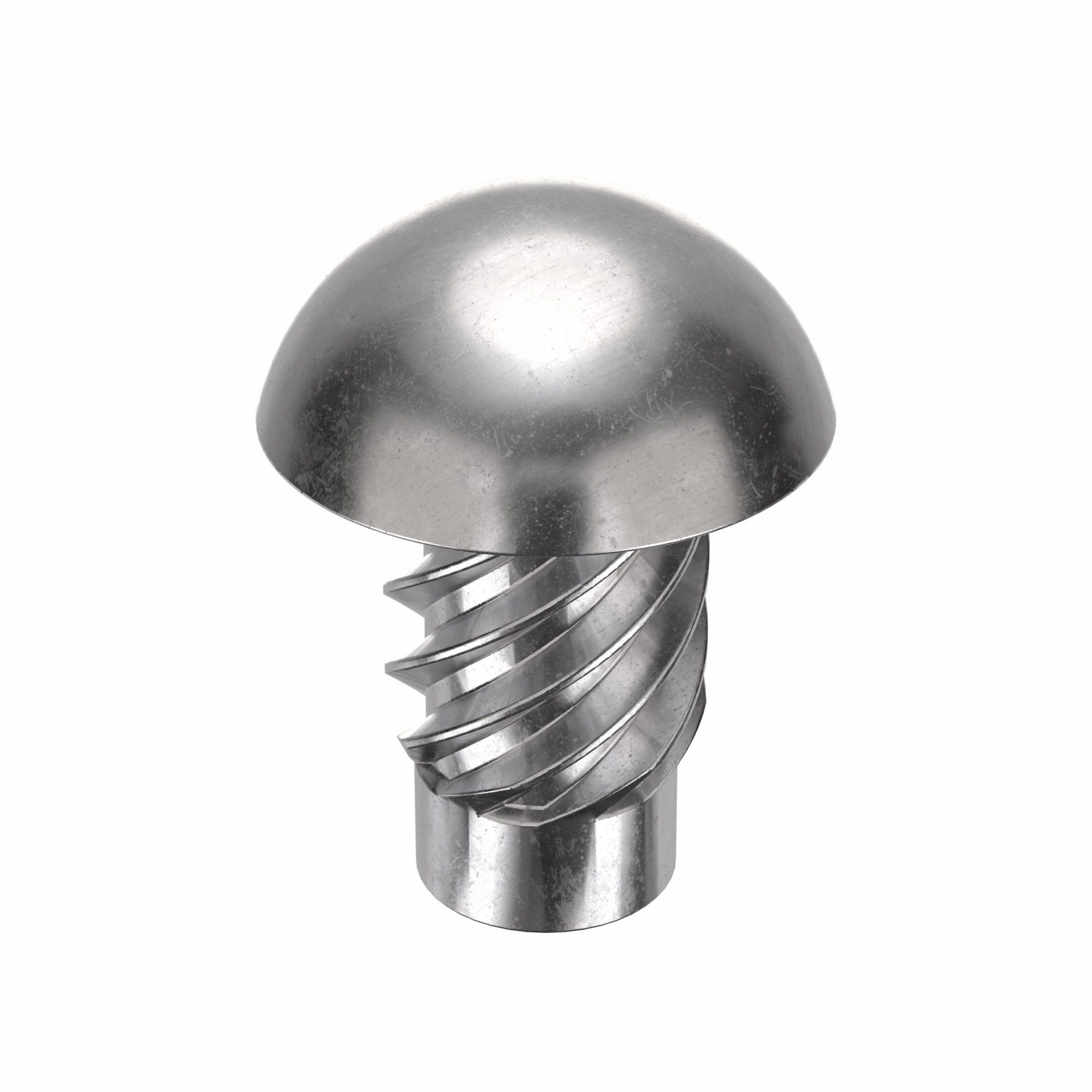U Drive Screw: 3/16 in Lg, Knurled, 304 Stainless Steel, Plain, 0.086 in Head Ht, 0.211 in Head Wd