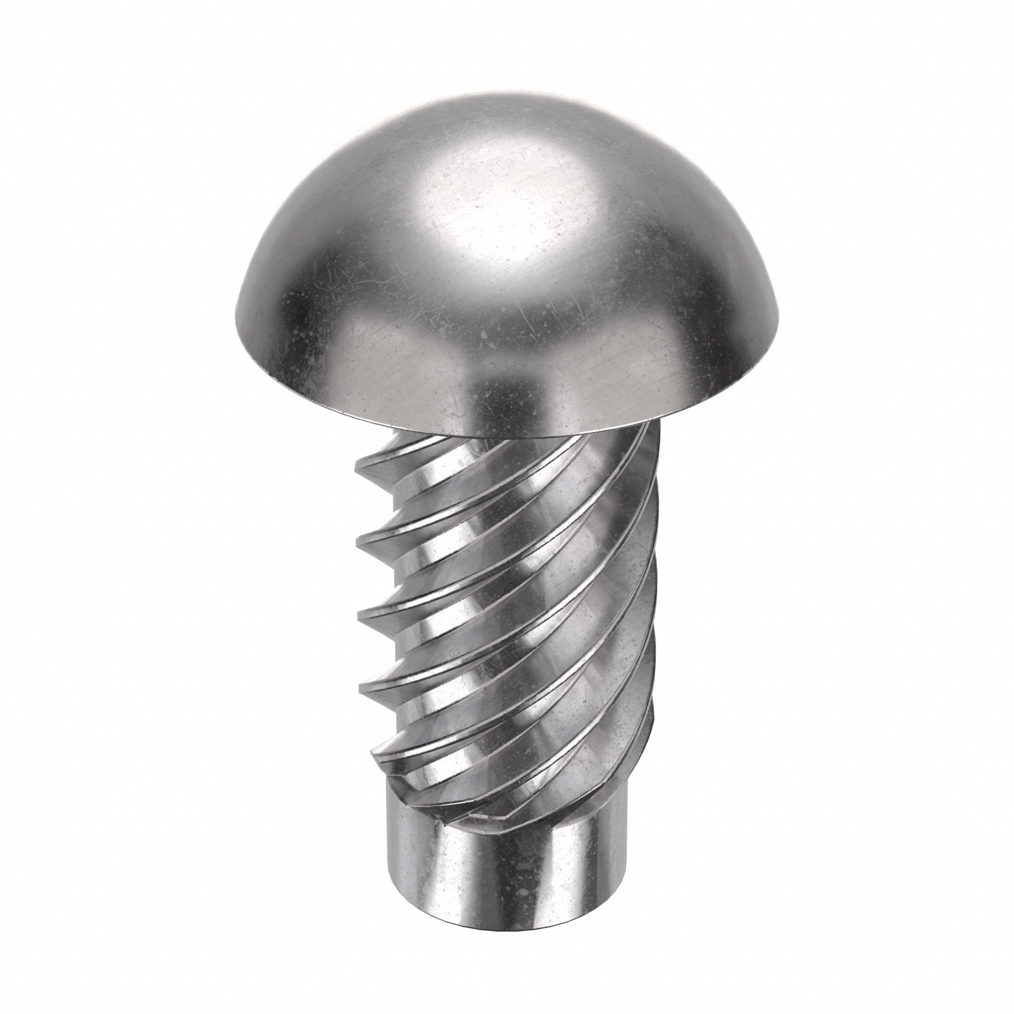 U DRIVE SCREW, ¼ IN L, KNURLED, 304 STAINLESS STEEL, PLAIN, 0.086 IN HEAD H, 0.211 IN HEAD W