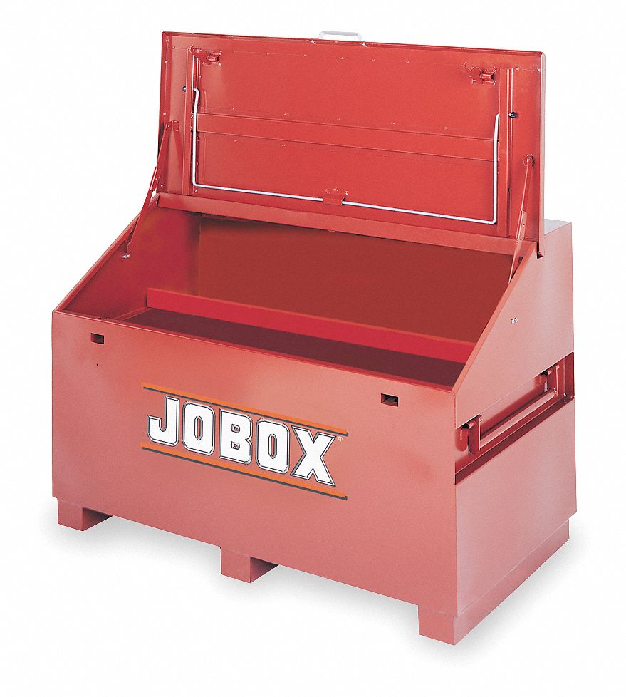 CRESCENT JOBOX 39 1/2 in x 30 in Jobsite Slope Lid Box, 32.7 cu. ft