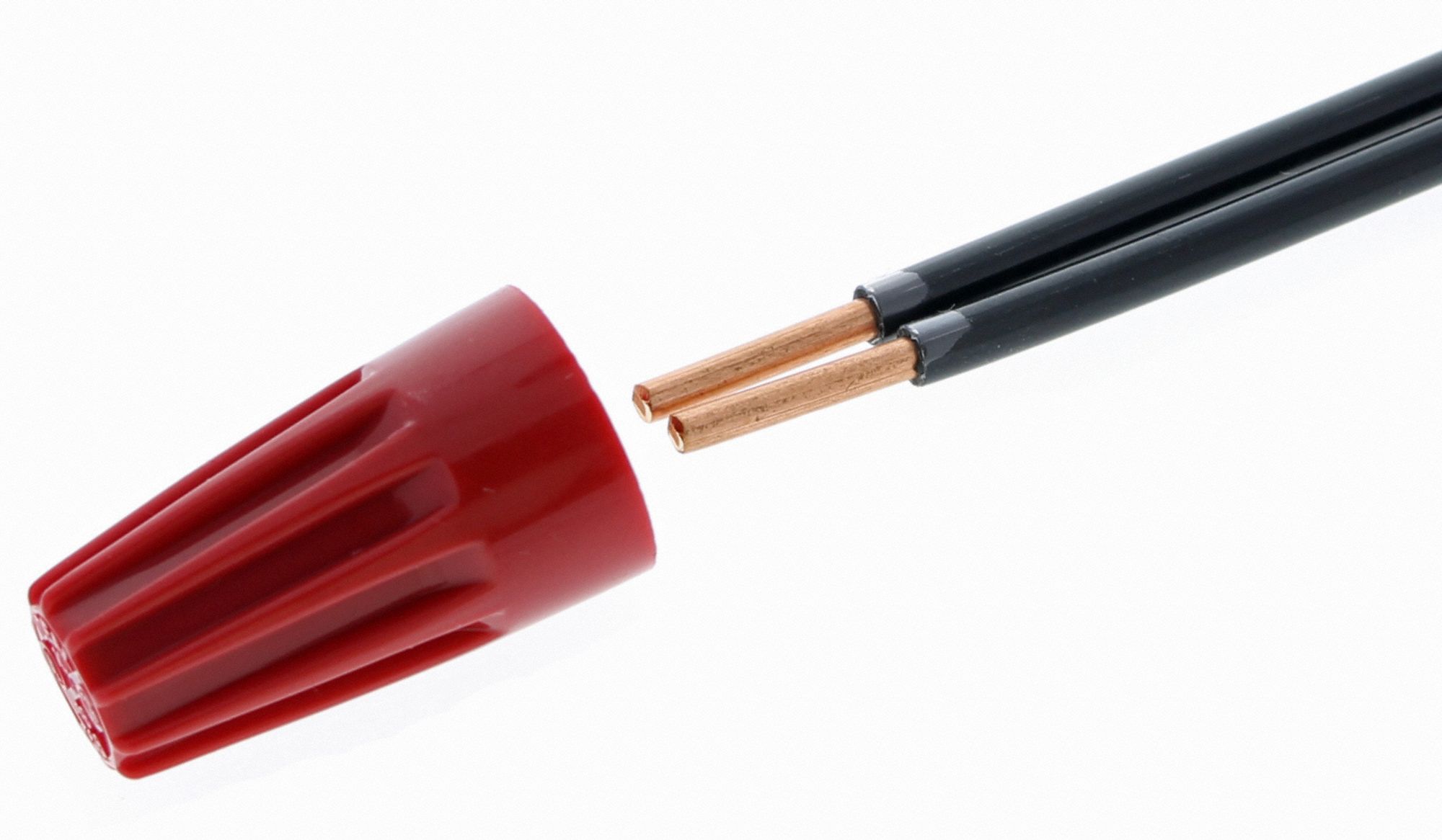 IDEAL Twist On Wire Connector Red, (2) 14 AWG Min. Wire Combo, 76B, Std, 600V AC, 100 PK