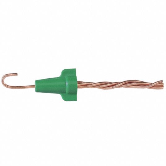 Ideal Greenie Insulated Wire Grounding Connector Green 100