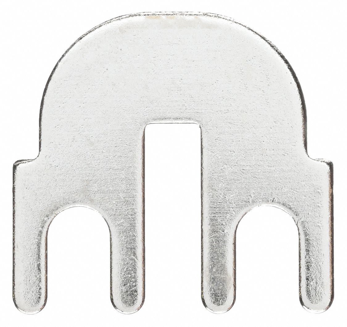 TERMINAL BLOCK JUMPER,SILVER,PK10