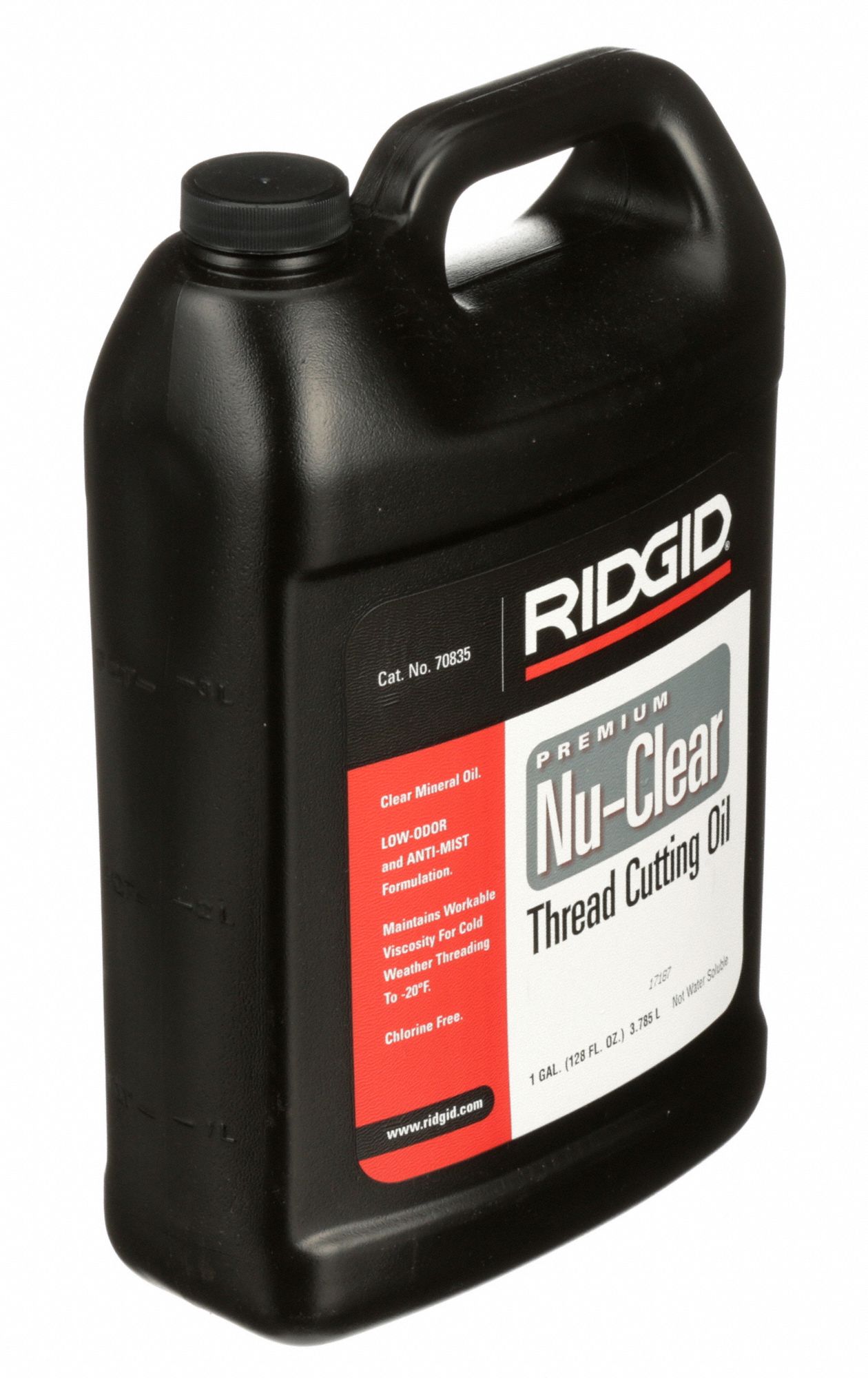 Tuf-Cut™ Clear Pipe Thread Cutting Oil 1 Gallon use w RIDGID® 70835 300 535 1224 