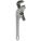 END PIPE WRENCH, 2 IN JAW CAPACITY, SERRATED, 14 IN OVERALL L, I-BEAM, TETHER CAPABLE TETHER