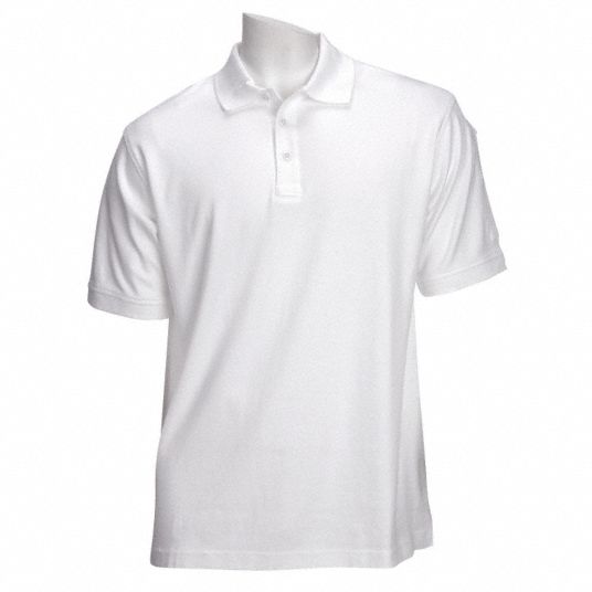 5.11 TACTICAL Performance Polo: Performance Polo, L, White, 100% ...