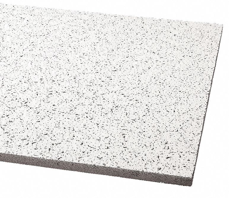 Ceiling Tile Width 24 Length 24 5 8 Thickness Mineral Fiber Pk 16