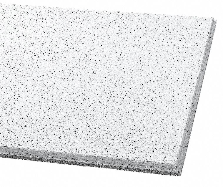 Ceiling Tile Width 24 Length 24 5 8 Thickness Mineral Fiber Pk 16