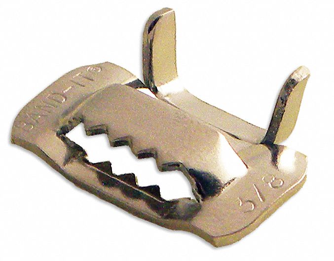 StrappingBuckle StainlessSteel Flat PK50