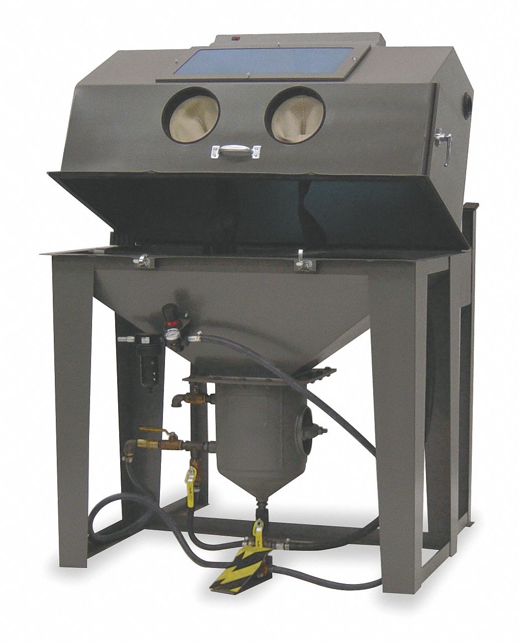 Econoline Pressure Feed Abrasive Blast Cabinet Work Dimensions