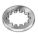 LOCK WASHER, FOR #6 SCREW, INTERNAL TOOTH LOCK, STEEL, ZINC PLATED, 0.15 IN ID, 100 PK