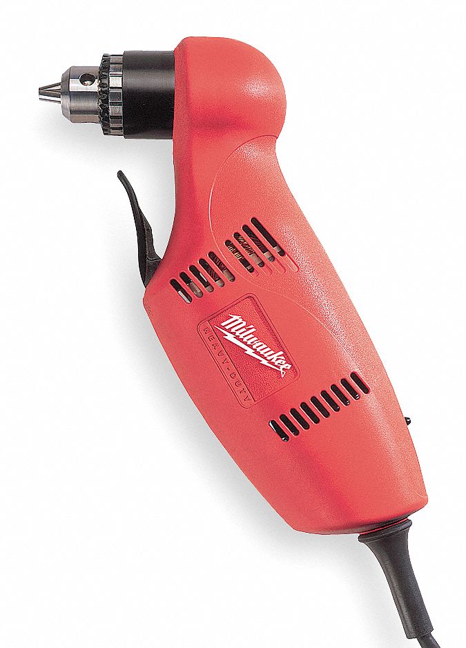 Right Angle Drill, 3/8 Chuck Size (In.), 0 to1300 Drill Speed (RPM
