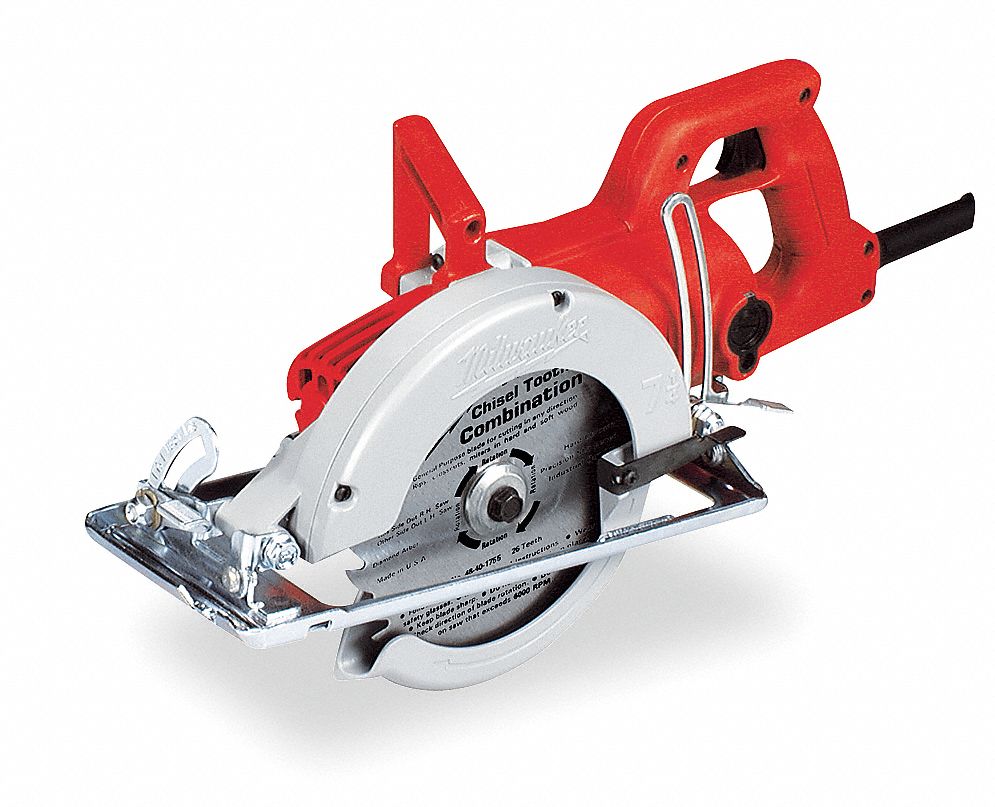 Worm Drive Circular Saw 8 14 In Blade Dia Left Blade Side Grainger 1393