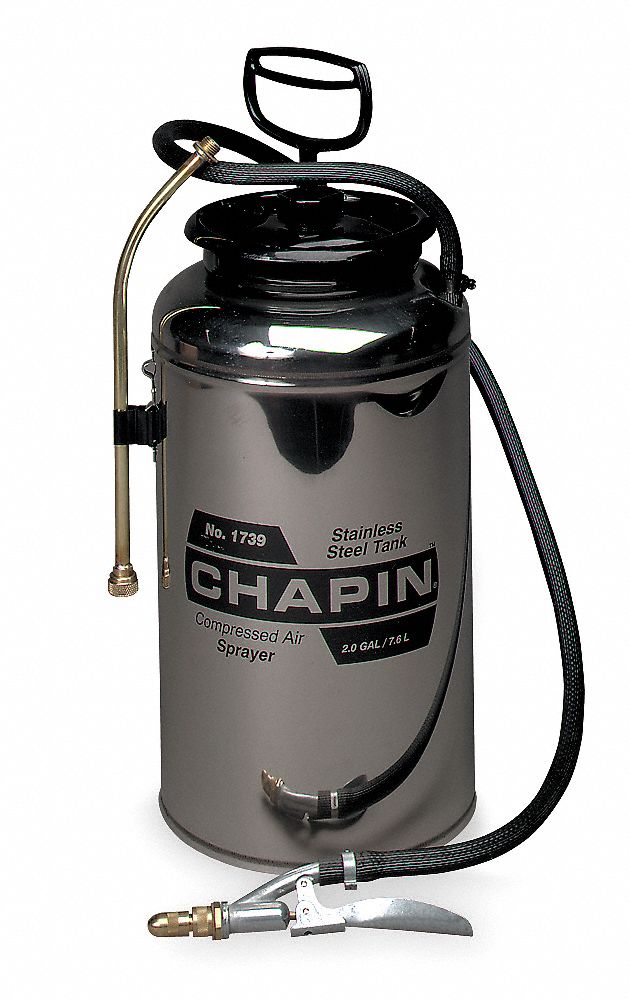 Handheld Sprayer,2 gal.,Stainless Steel