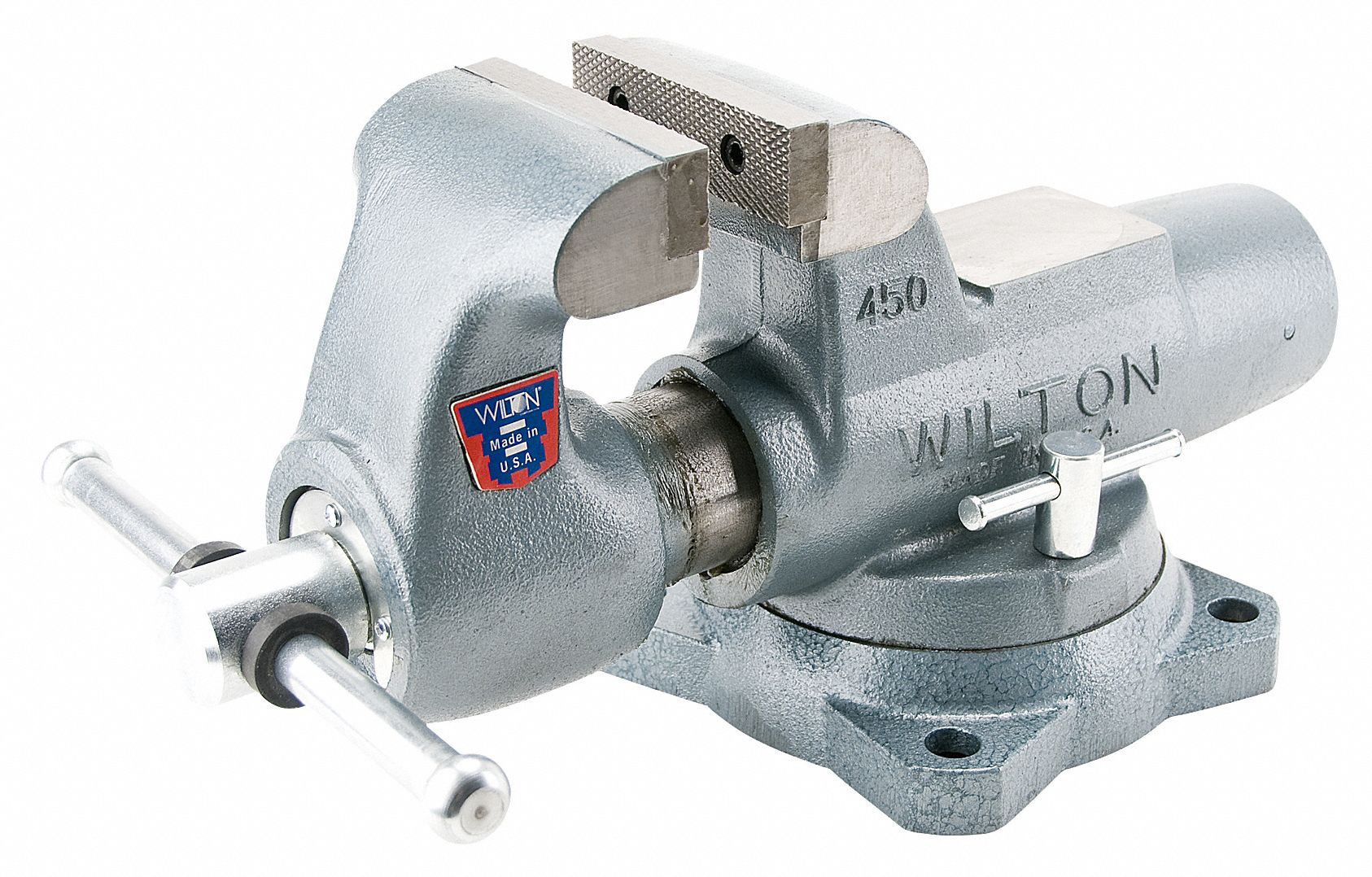 WILTON Heavy Duty Machinist's Vise, 5 in Jaw Width, 8 in Max. Opening