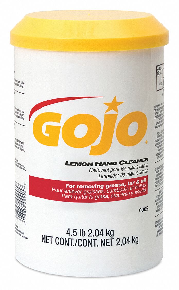 GOJO Hand Cleaner, Cream, Lemon, 4.5 lb. 6Z6320905 Grainger