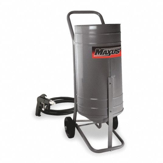 MAXUS 90Fed Portable Abrasive Blaster, 6.2 Min. CFM 80 PSI 6ZA36MXS11004 Grainger