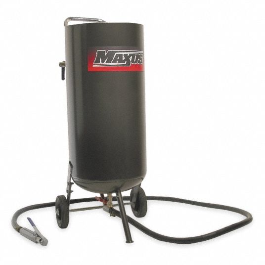 MAXUS 125Fed Portable Abrasive Blaster, 9 with 3/32 in Nozzle, 11 with