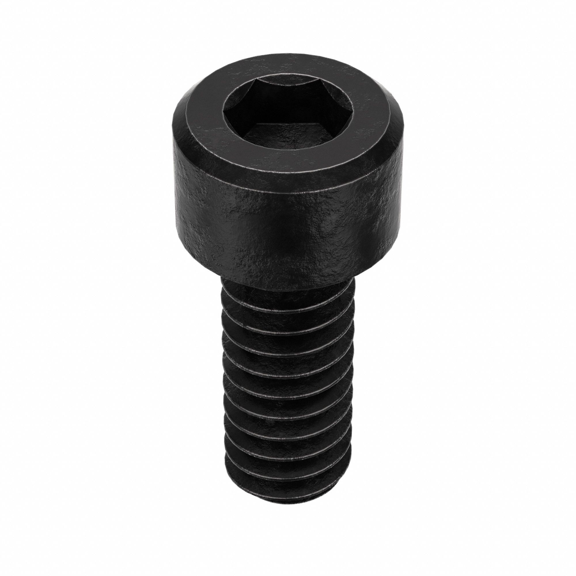 Socket Head Cap Screw: #3-48 Thread Size, 1/4 in Lg, Std, Black Oxide, Alloy Steel, 100 PK