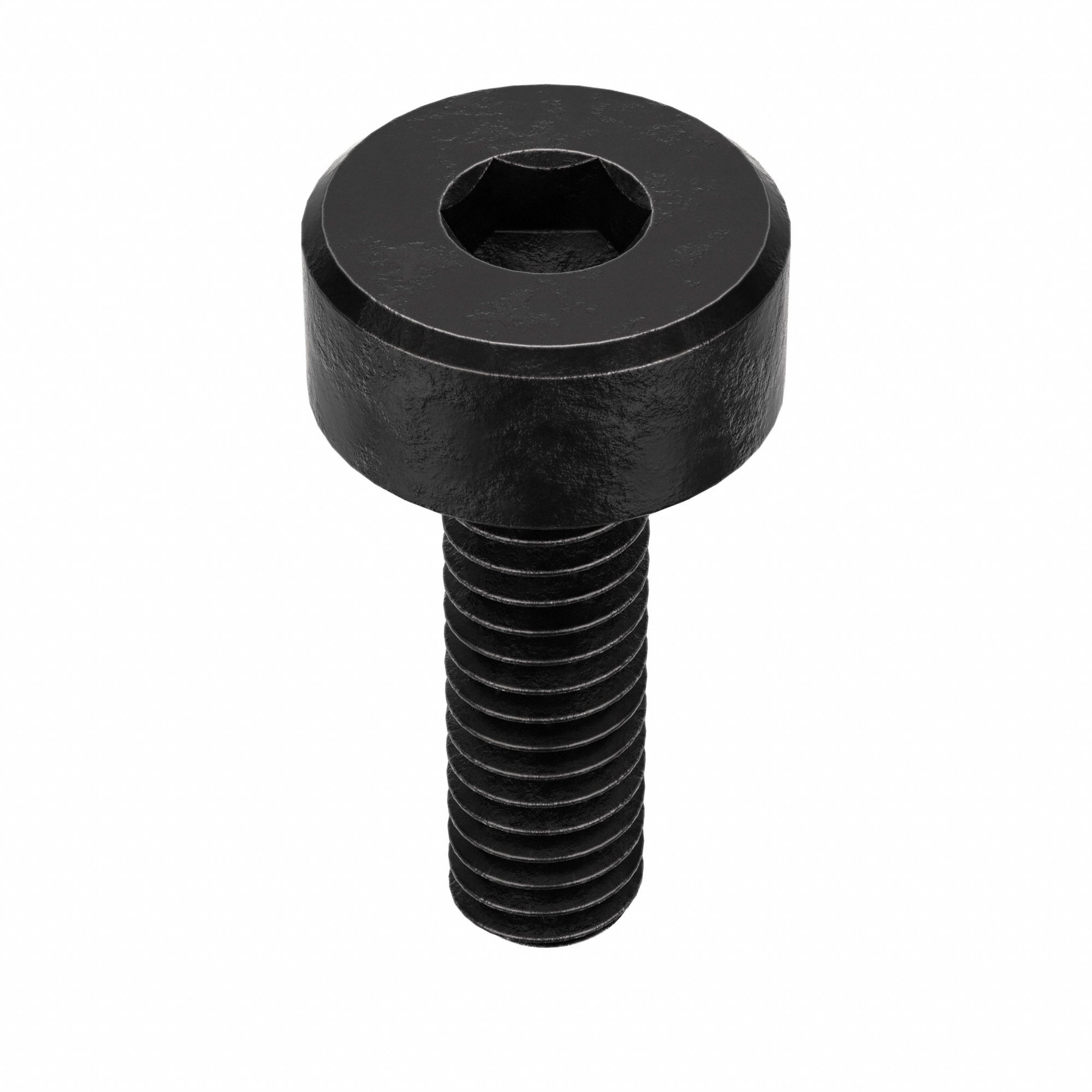 Socket Head Cap Screw: #4-48 Thread Size, 3/8 in Lg, Std, Black Oxide, Alloy Steel, 100 PK