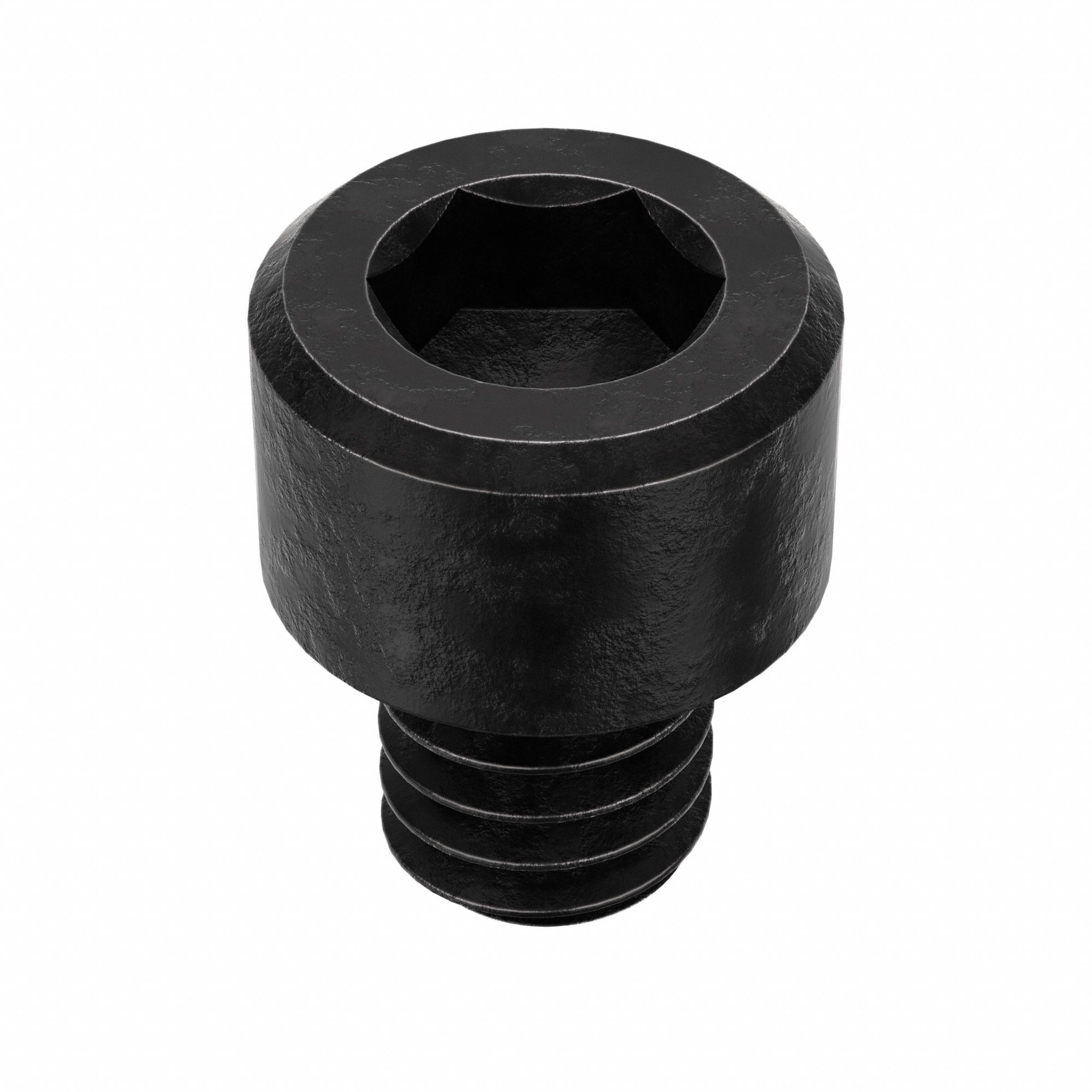 Socket Head Cap Screw: #8-32 Thread Size, 3/16 in Lg, Std, Black Oxide, Alloy Steel, 100 PK