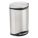 WASTEBASKET,OVAL,2-1/2 GAL.,SILVER