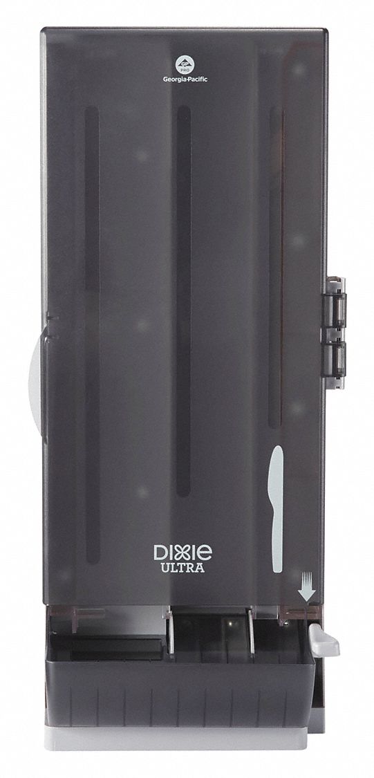 Knife Dispenser: Series O, Lever, Countertop/Stand/Wall, 24 3/4 in Ht, 8 3/4 in Dp, Black