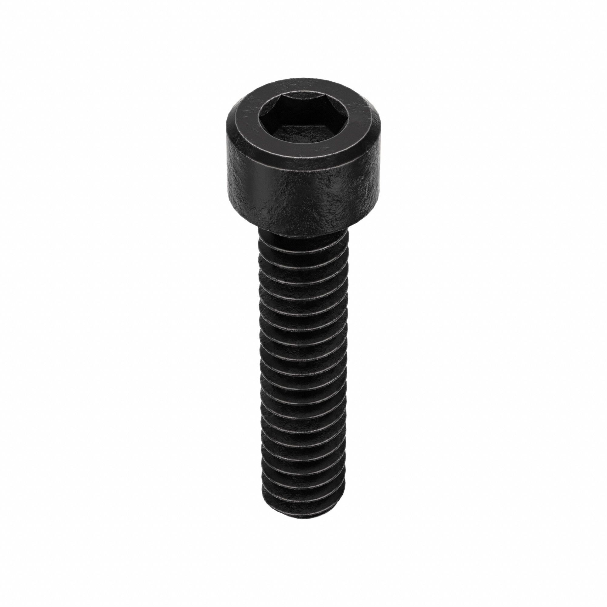 Socket Head Cap Screw: #10-24 Thread Size, 7/8 in Lg, Std, Black Oxide, Alloy Steel, 100 PK