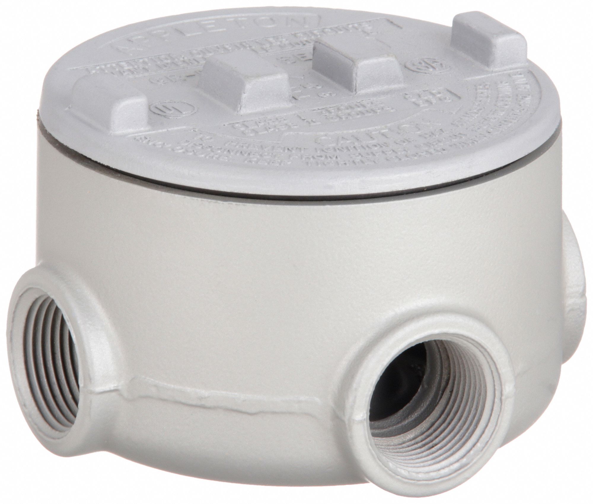 Conduit Outlet Body: Aluminum, GRU, 3/4 in Trade Size, XAT Body, 13.5 cu in Body Capacity