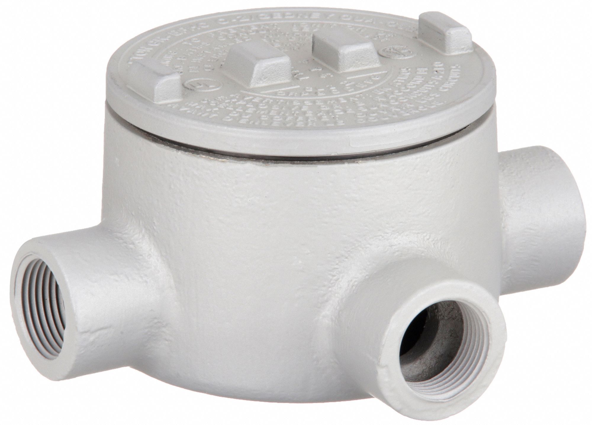 Conduit Outlet Body: Aluminum, GR, 2 in Trade Size, X Body, 76 cu in Body Capacity