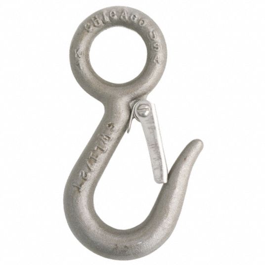 CHICAGO HARDWARE, 1,000 lb Working Load Limit, 40 Hook Grade, Grab Hook -  6ZFK7