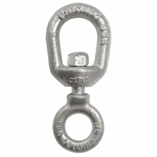 CHICAGO HARDWARE Swivel, Chain, Galvanized, 1/2 In - 6ZFN5|21720 0 ...