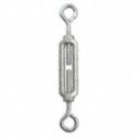 Midget Turnbuckle,  Eye and Eye,  1010 Steel Eyes/Hooks, Aluminum Body,  5 1/2 in Close Length (In.)