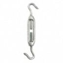 Midget Turnbuckle,  Hook and Hook,  1010 Steel Eyes/Hooks, Aluminum Body