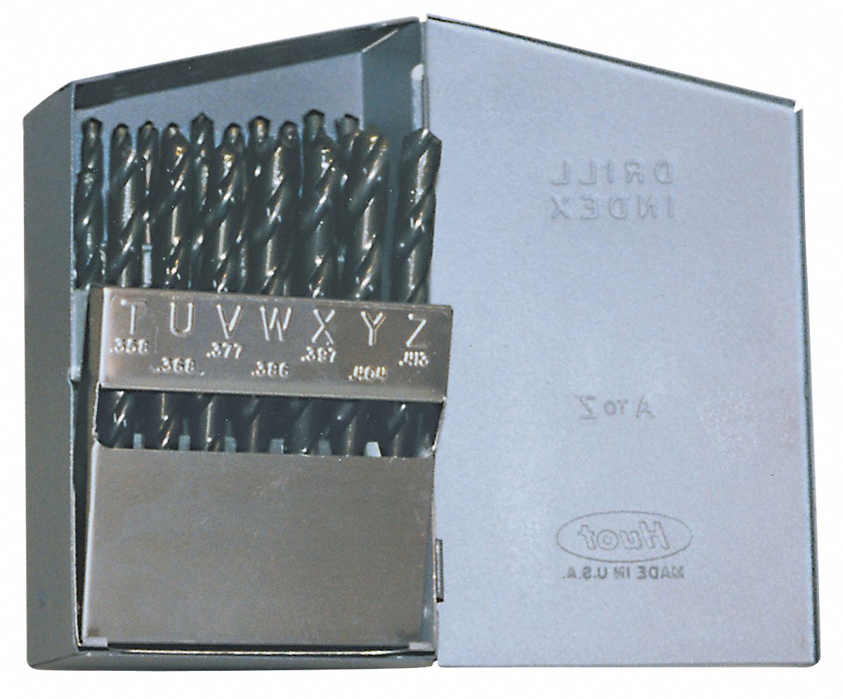 CHICAGOLATROBE Jobber Drill Bit Set, Number of Drill Bits 26, Drill