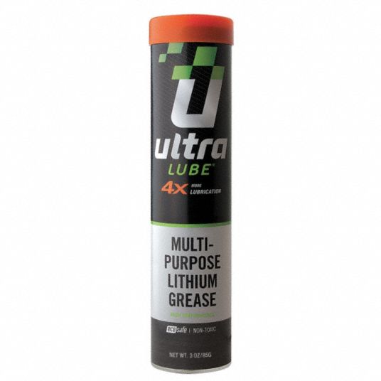 ULTRALUBE Amber, Lithium, Multipurpose Grease, 3 oz, 2 NLGI Grade, PK 3