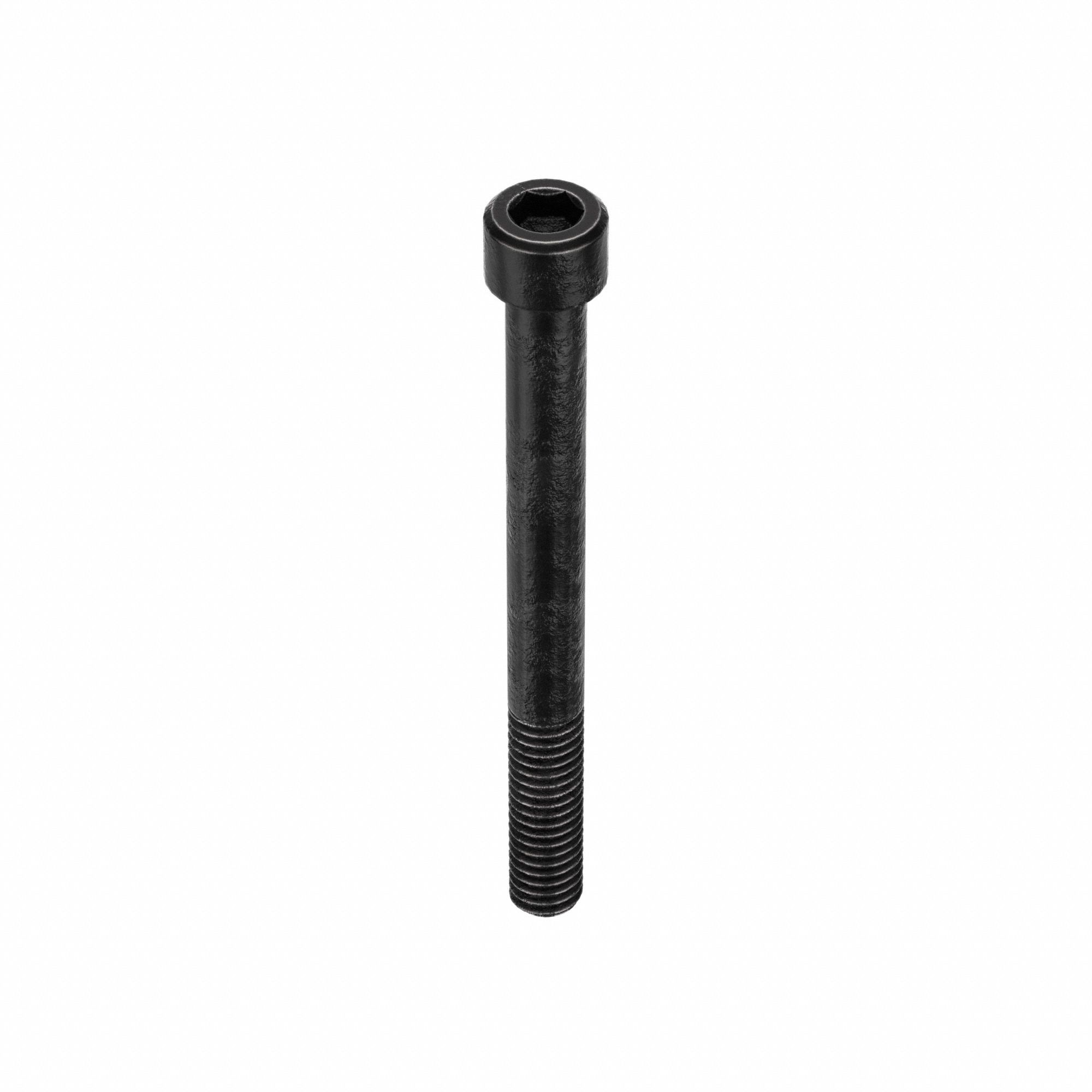 Socket Head Cap Screw: 5/16"-18 Thread Size, 3 1/4 in Lg, Std, Black Oxide, Alloy Steel, 25 PK