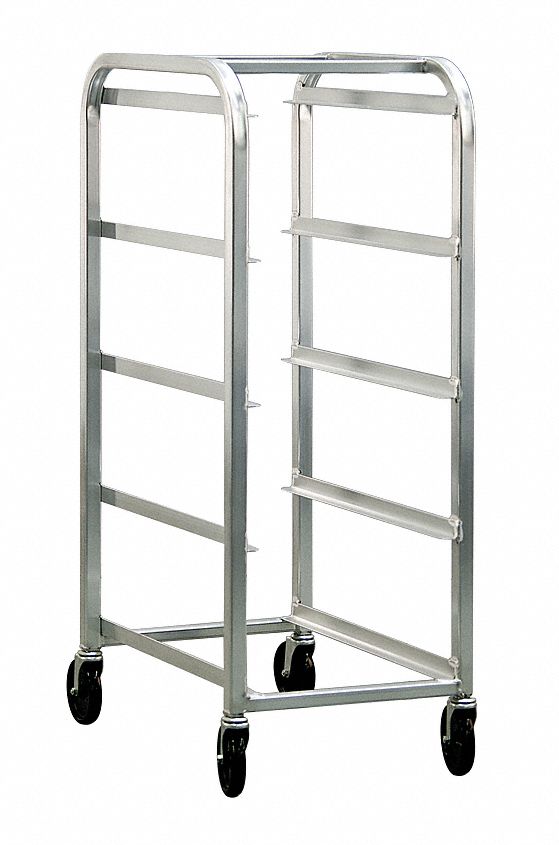 Bin Cart: 150 lb Max Load Capacity, 3 Bins, 16 in Compatible Bin Dp, 25 in Compatible Bin Lg