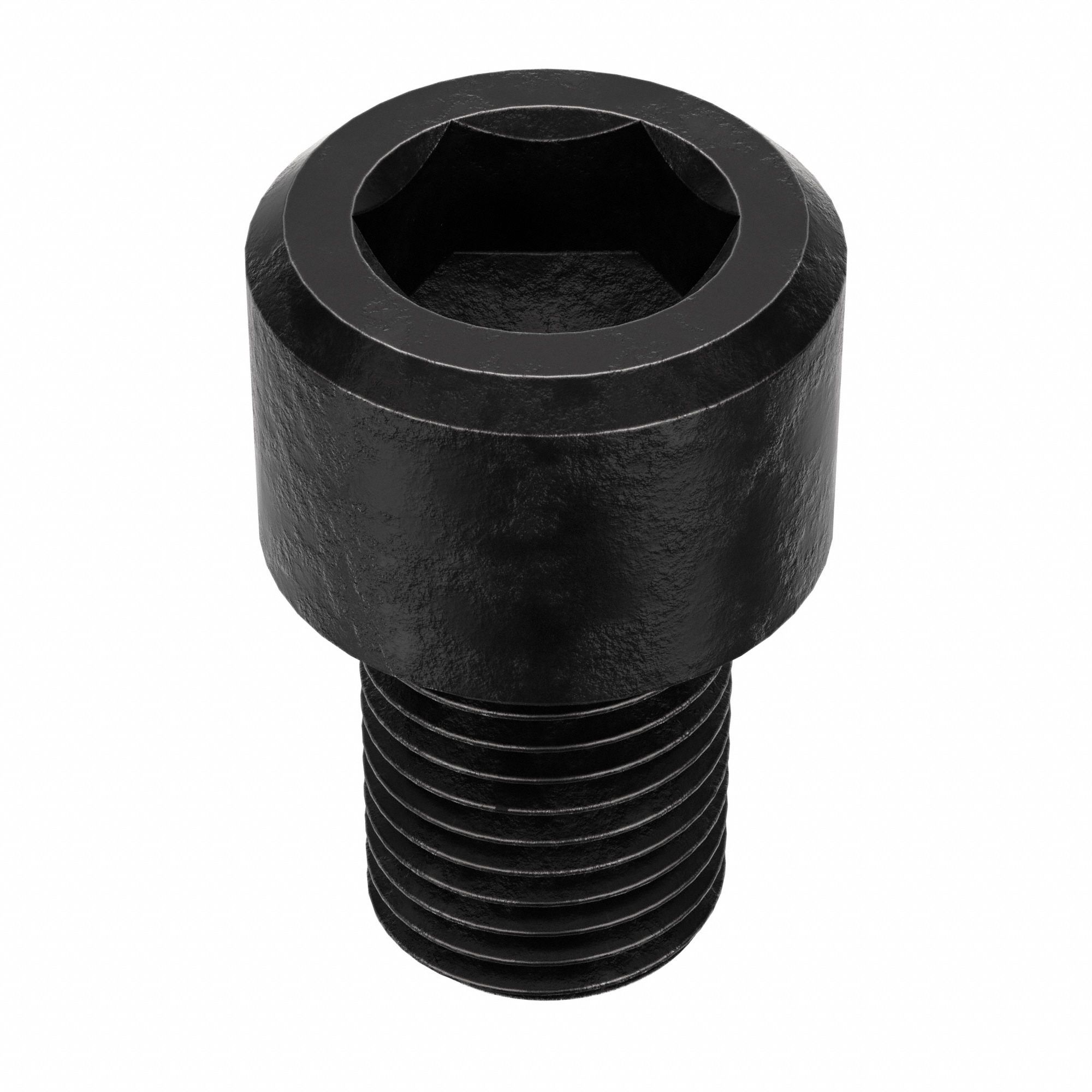 Socket Head Cap Screw: 3/8"-24 Thread Size, 1/2 in Lg, Std, Black Oxide, Alloy Steel, 50 PK