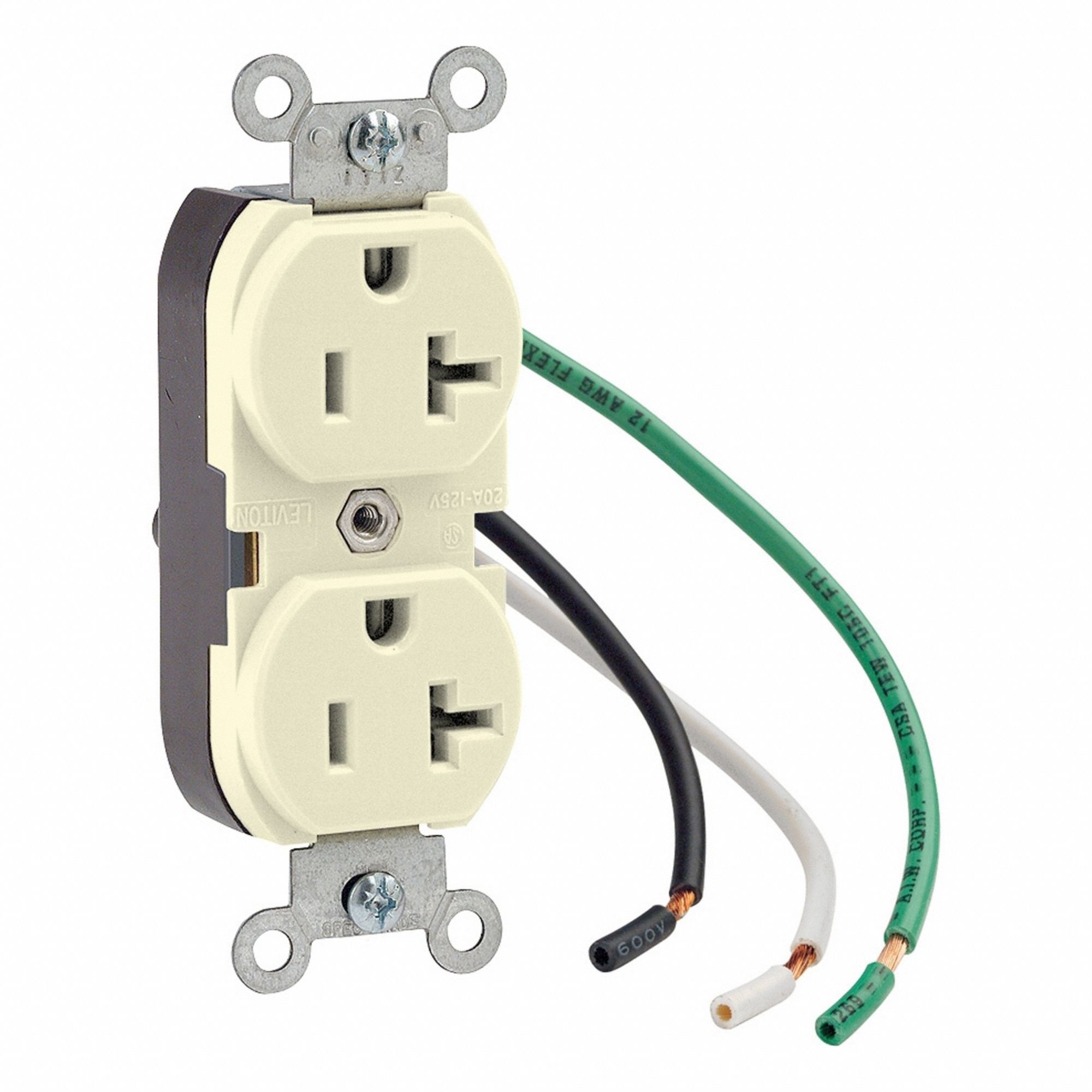 Leaded Dup 20A 125V Self-Gr LtAl