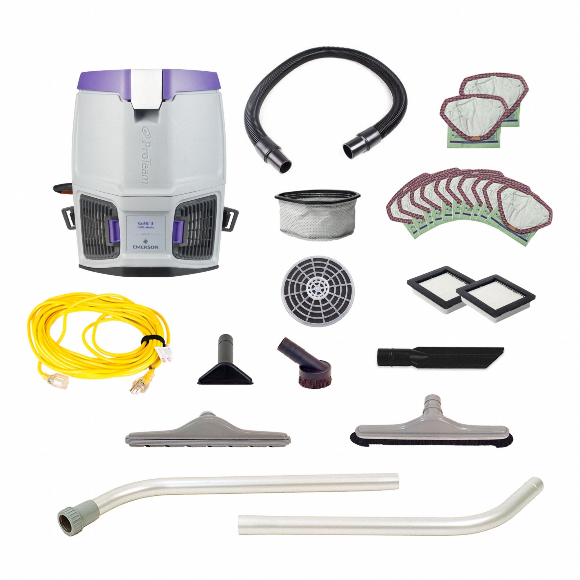 Backpack Vacuum: 153 cfm Air Flow, 11.4 lb Wt, 68 dB Sound Level, 3/4 gal Vacuum Capacity