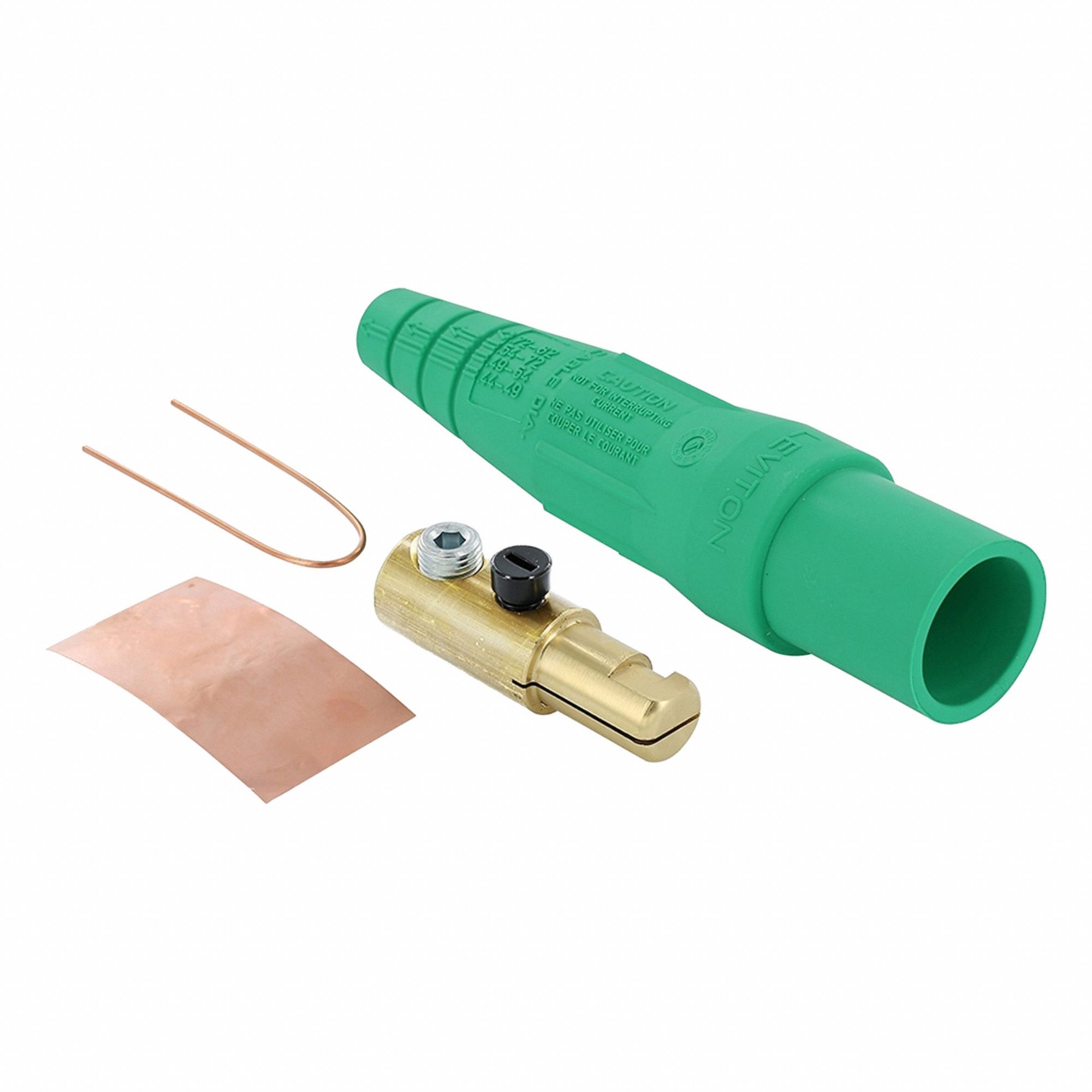 Male Plug: Male Plug, 300 A, Green