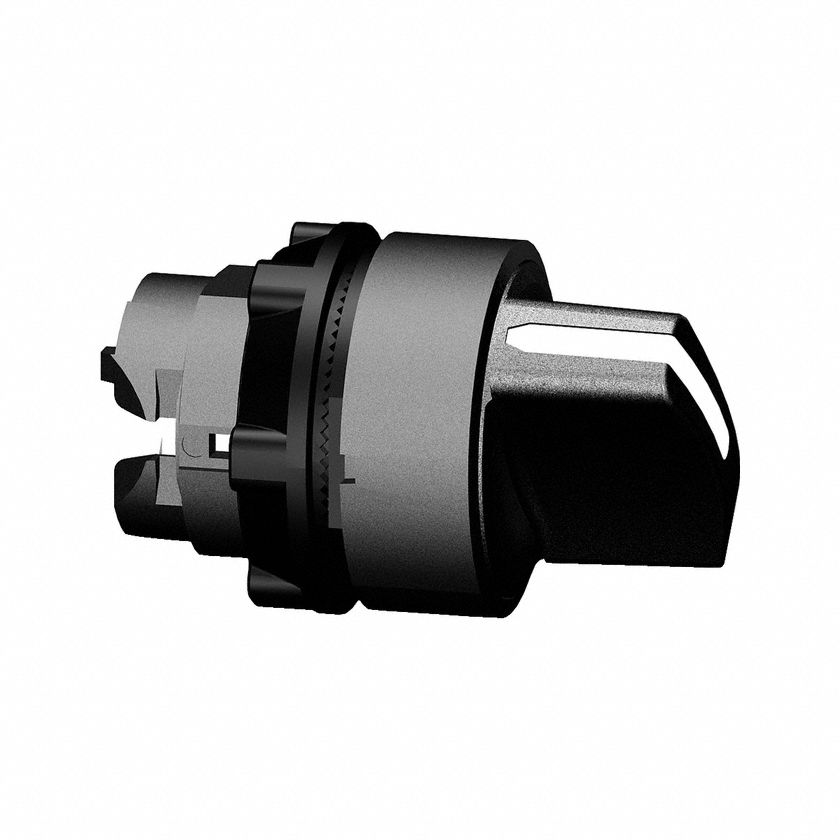 ShortHandleSelectorSwitch, Blk, 3Pos, 22mm