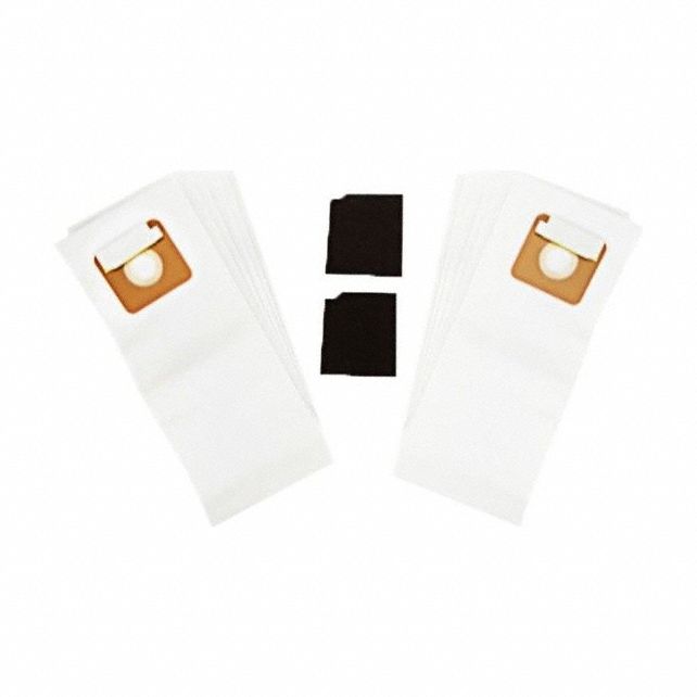 TENNANT, Fits 15A756/5PFR9 Vacuum Models, 12, Paper Vacuum Bags