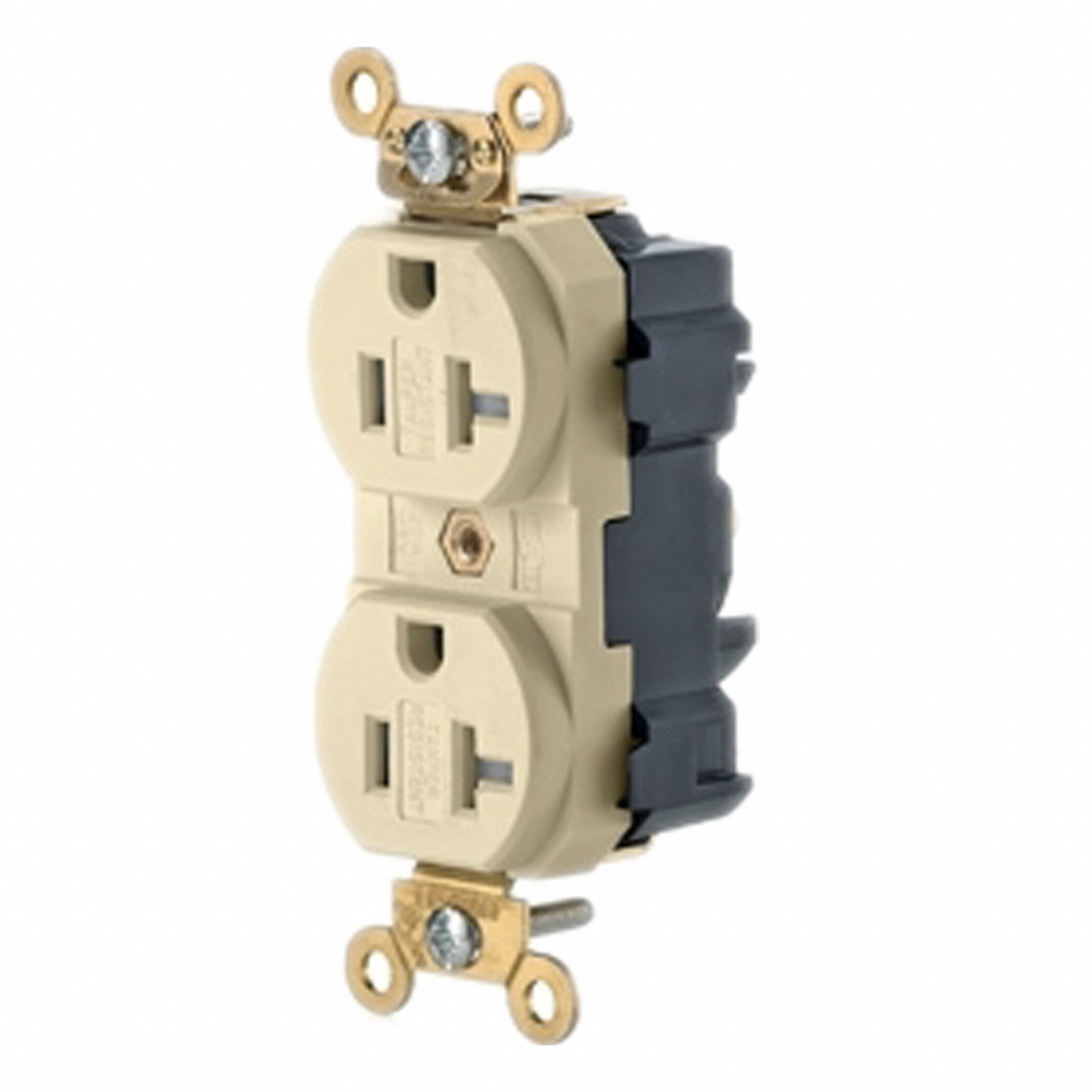 Lev-Lok Rec 20A 125V TR Ivr
