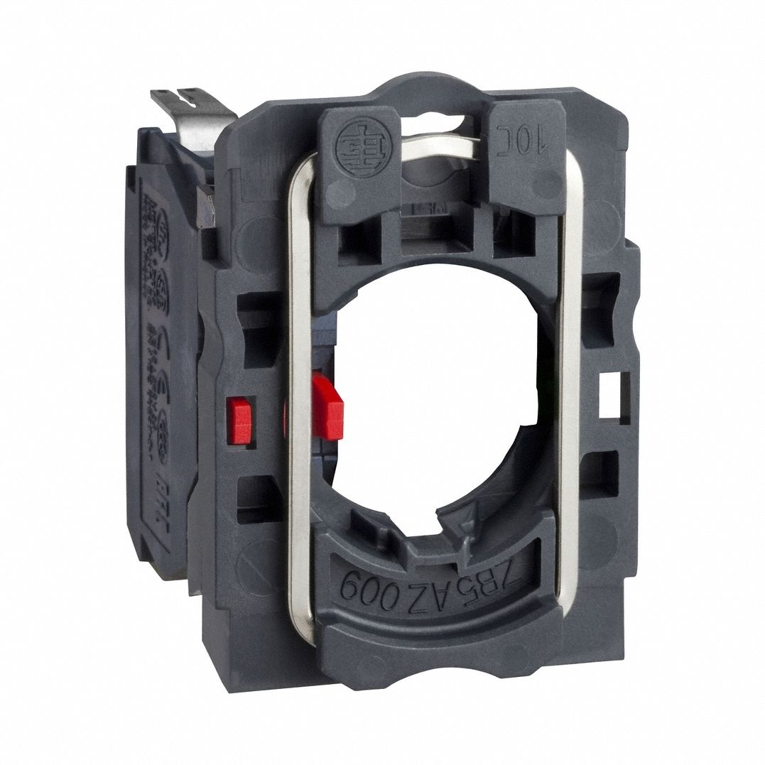 Contact Block: 22 mm Panel Mounting Size, 1NC, Momentary, ZB5 Series