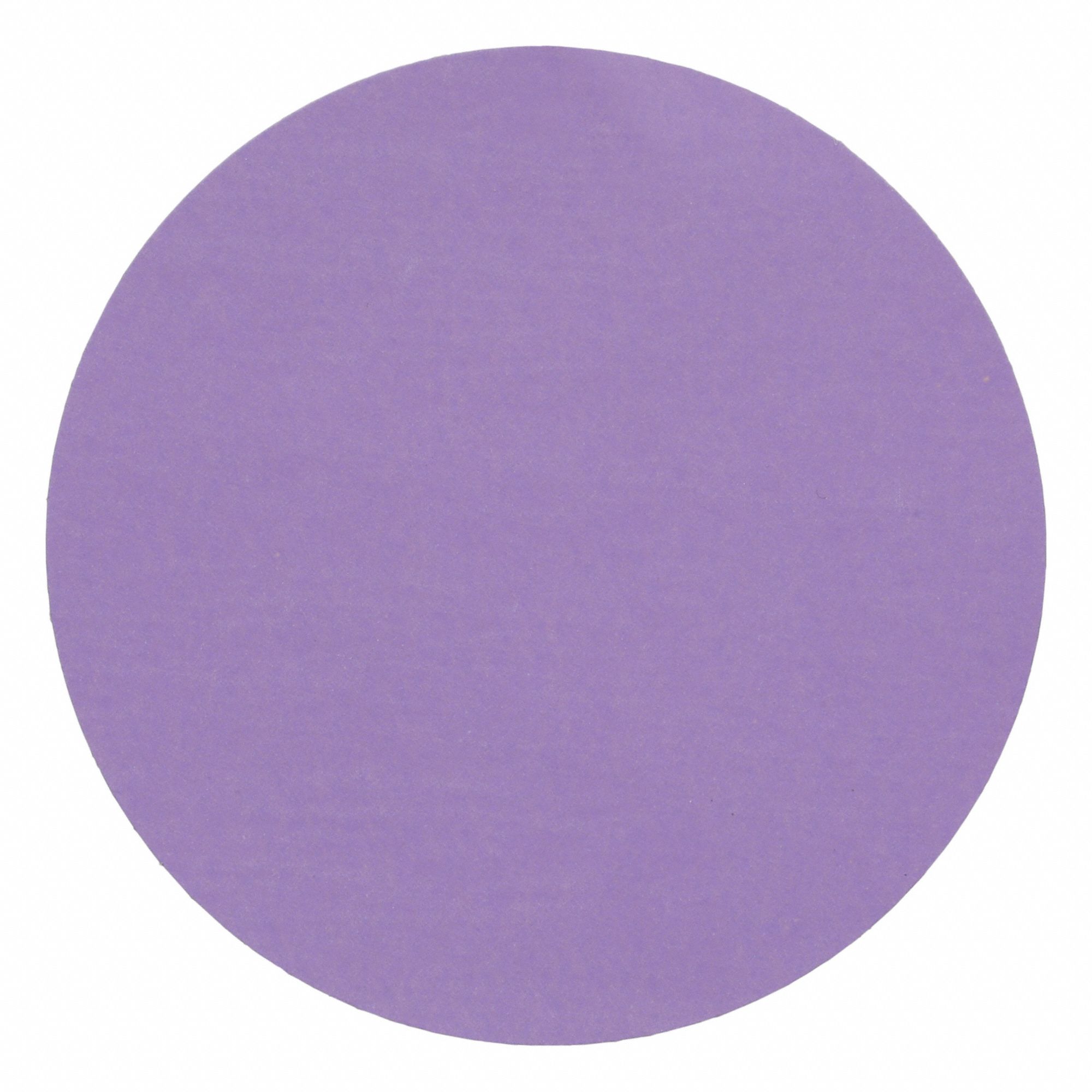 Sanding Discs: 3 in Dia, Non-Vacuum, Ceramic, 1000 Grit, C Wt Paper, 732U, 50 PK